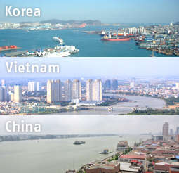South Korea Vietnam China Global Network